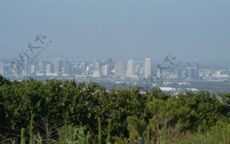 城市远景图片