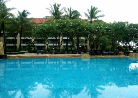 巴厘岛港丽酒店ConradBali游泳池图片
