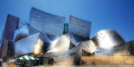 洛杉矶市中心沃尔特迪斯尼音乐厅图片