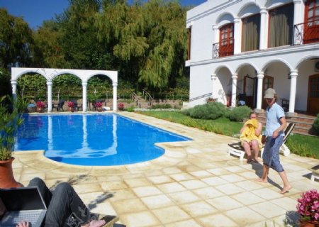 奢侈别墅泳池图片