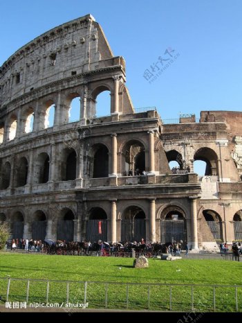 古罗马圆形剧场图片