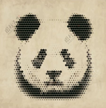 动物头像熊猫图片
