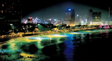 首尔夜景图图片