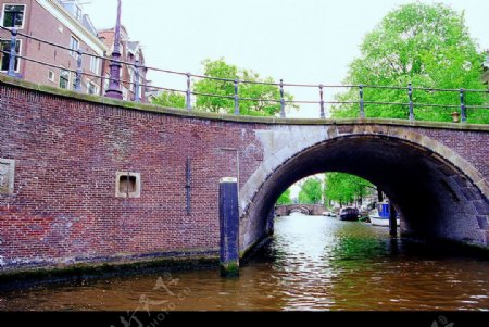 荷兰水上风景图片