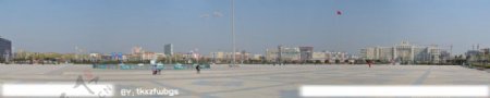 人民广场全景图片