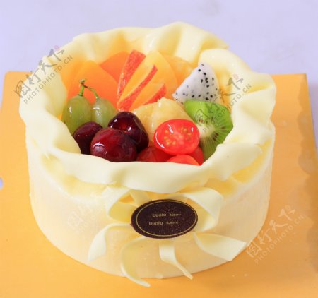 水果布丁蛋糕图片