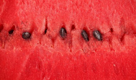 红艳艳的西瓜瓤图片