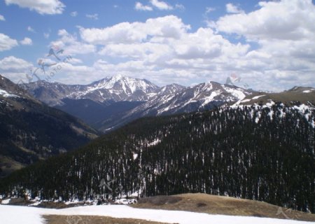 雪山景色图片