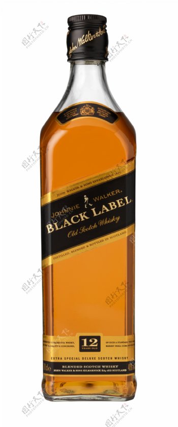 JohnnyWalkerBlackLabel酒瓶图片
