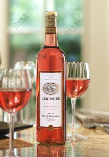 粉紅葡萄酒图片