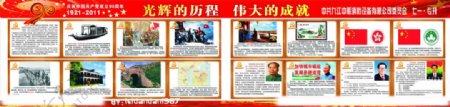 中国共产党90周年革命光辉历程图片