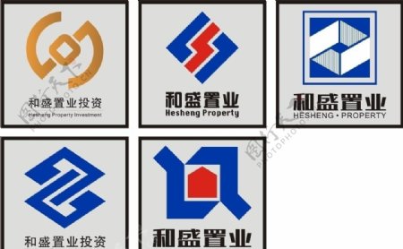 扬州和盛置业有限公司矢量标志设计图片