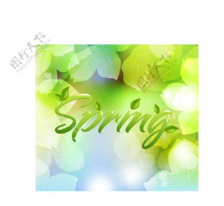 矢量春季素材图片
