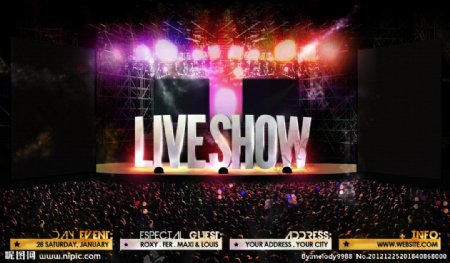 LiveShow演唱会海报图片