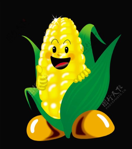 玉米小人图片