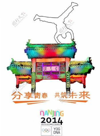 2014南京青奥会系列海报图片