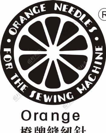 橙牌缝纫针标志图片