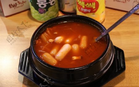 年糕泡菜汤韩式韩餐料理