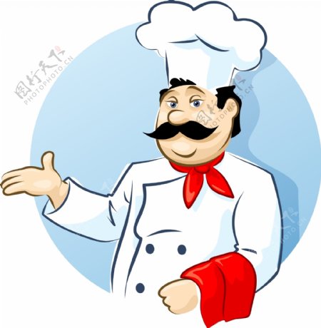 首席厨师卡通