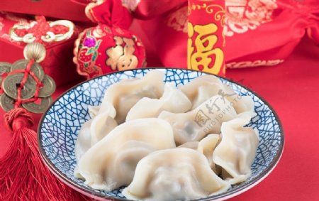 中国年传统美食水饺