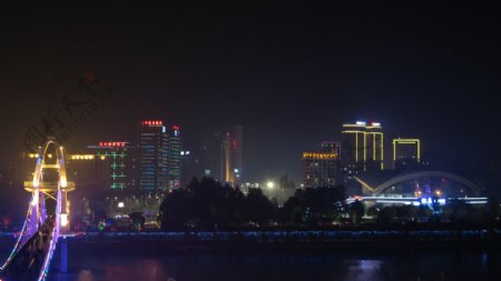 黄山城市夜景