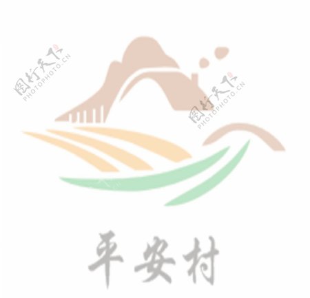 农村标识logo村落VI