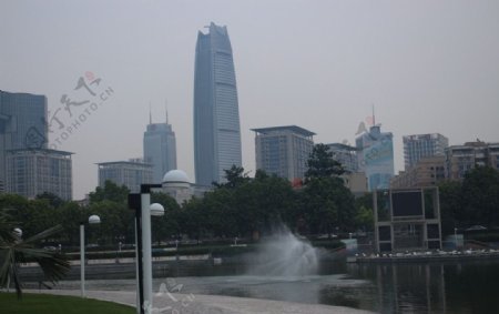 东莞市政广场小喷泉