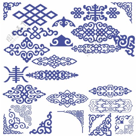 蒙古花纹