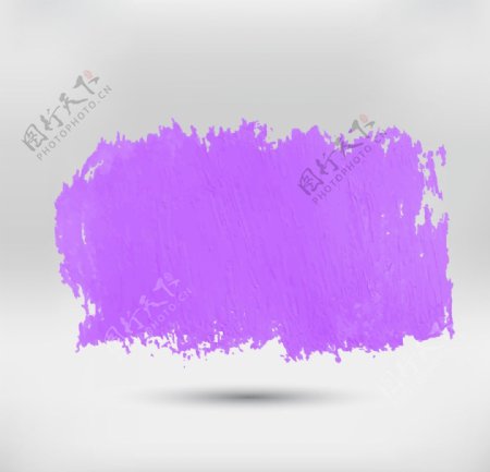 紫色水彩污点