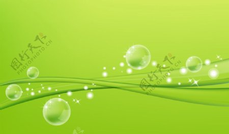 绿色水珠背景图