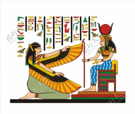 古埃及壁画素材下载