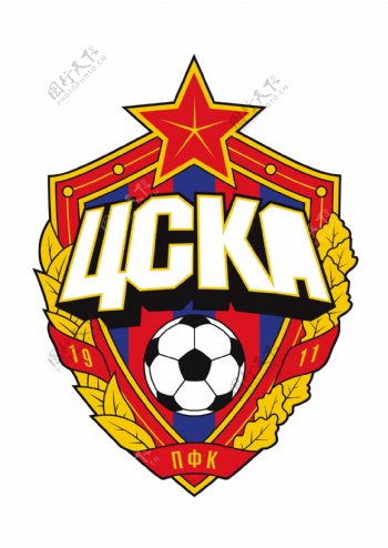莫斯科中央陆军足球俱乐部徽标