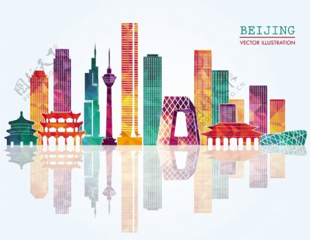 北京建筑剪影