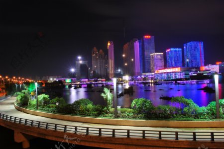 泉州滨江新城夜景