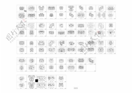 358套住宅户型设计AutoCAD平面图