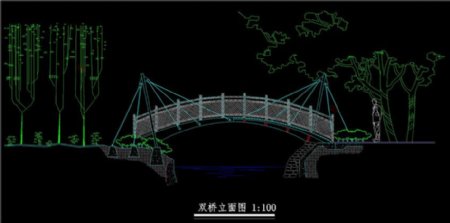 双桥CAD景观图纸