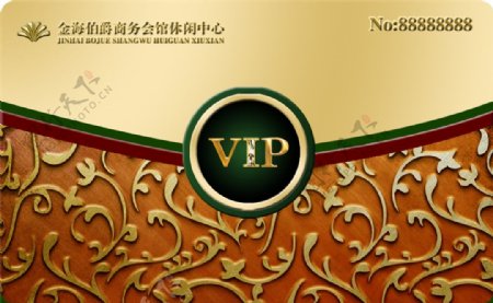 VIP会员金卡1正面