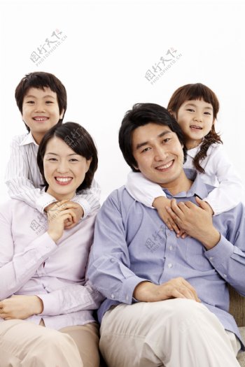 开心幸福家庭图片