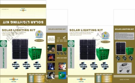 太阳能发电系统包装设计