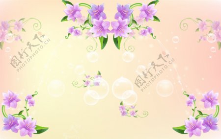 紫荆花移门图案图片