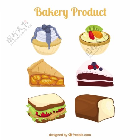 面包店的产品说明