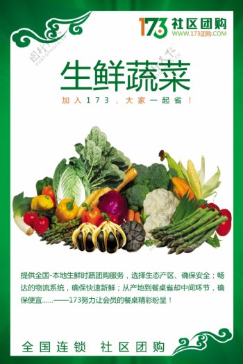 海报市场蔬菜