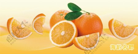 橘子展板设计