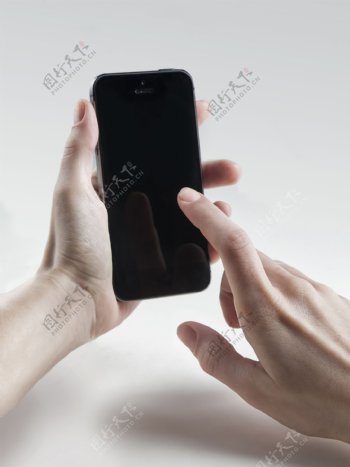 点击苹果手机的手势图片