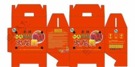 红肉火龙果包装设计图片模板下载