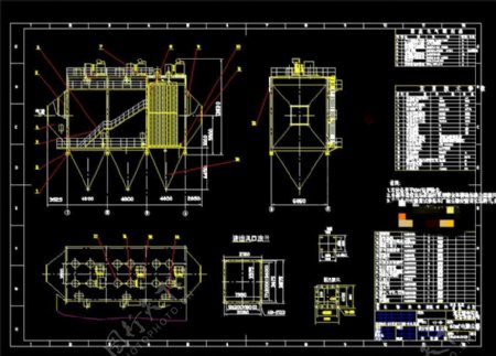 除塵器機械圖紙