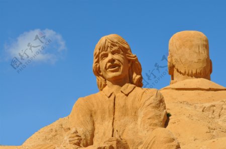 沙雕艺术雕像