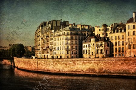 怀旧巴黎风景相片图片