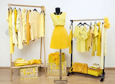 黄色系女装展示图