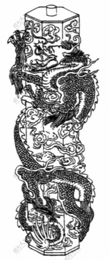 龙纹图案吉祥图案中国传统图案475